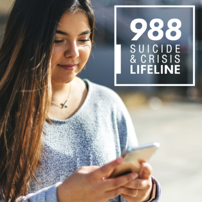 call or text 988 to reach the suicide and crisis lifeline